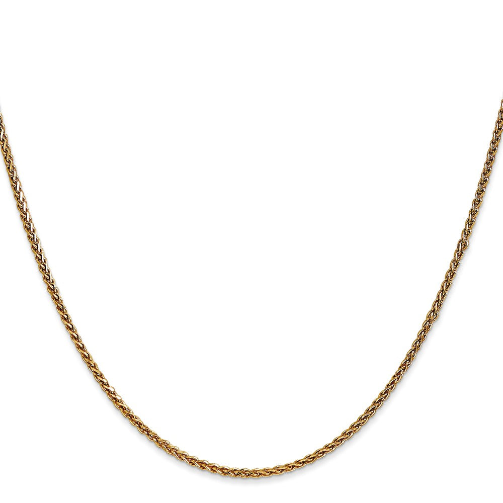 Shop Exclusive 14K Gold 18-Inch Diamond-Cut Spiga Chain - Stylish 1.7mm Design