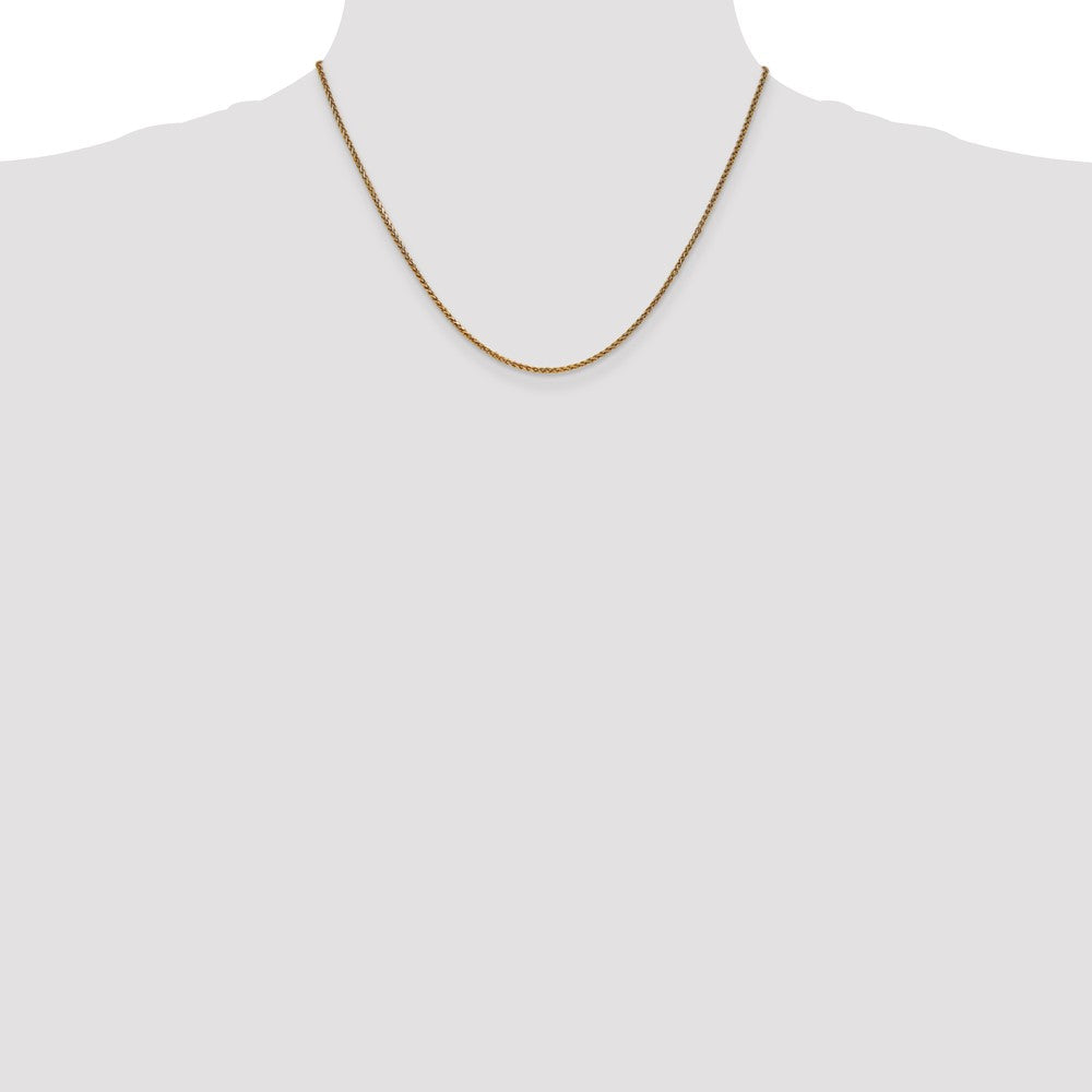 Shop Exclusive 14K Gold 18-Inch Diamond-Cut Spiga Chain - Stylish 1.7mm Design