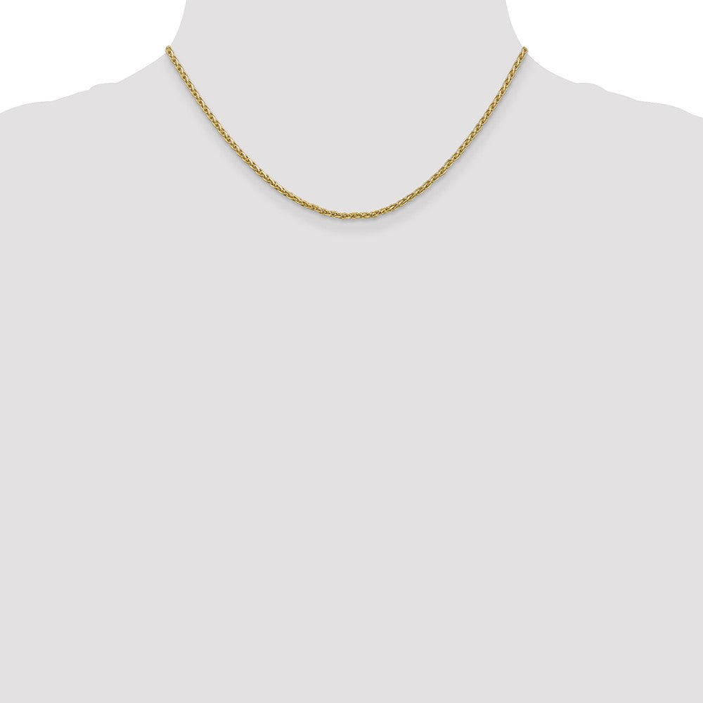 Buy 14K Gold 16-Inch Parisian Wheat Chain, 2.25mm - Stylish Value Accessory