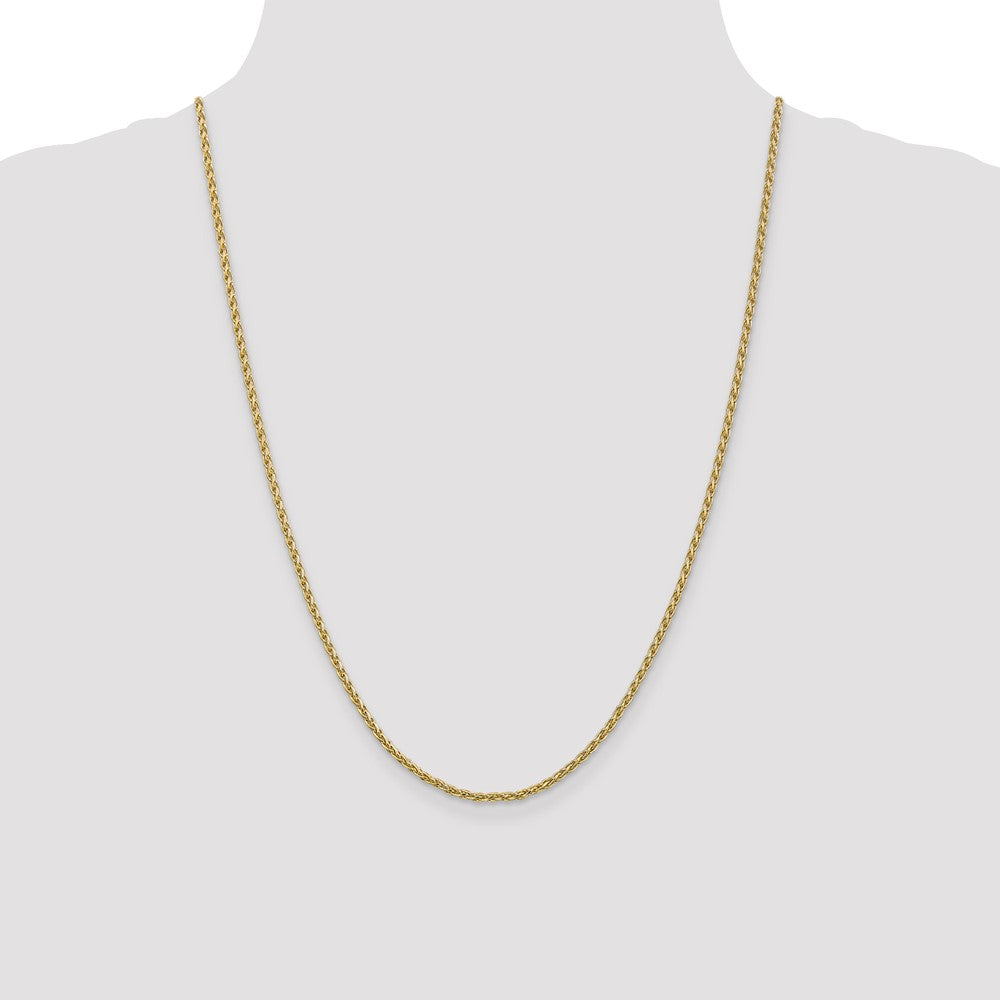 Buy Stylish 24-Inch 14K Gold Parisian Wheat Chain - 2.25mm, Lobster Clasp