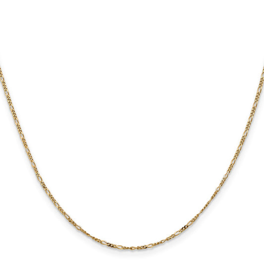 Shop Exclusive 14K Gold 22-Inch Flat Figaro Chain, 1.25mm Thickness