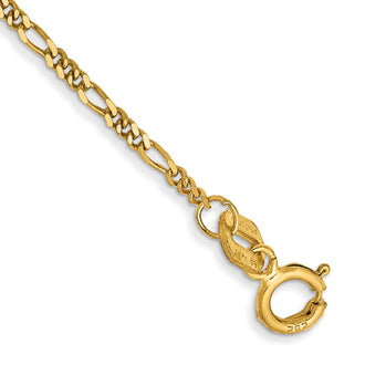 Buy Exclusive 14K Gold 6-Inch Flat Figaro Chain Bracelet - Stylish & Value!