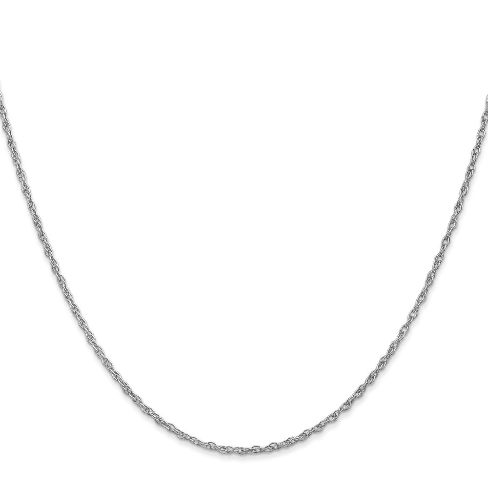 Shop Exclusive 14K White Gold 18-Inch Heavy Baby Rope Chain - Stylish 1.3mm