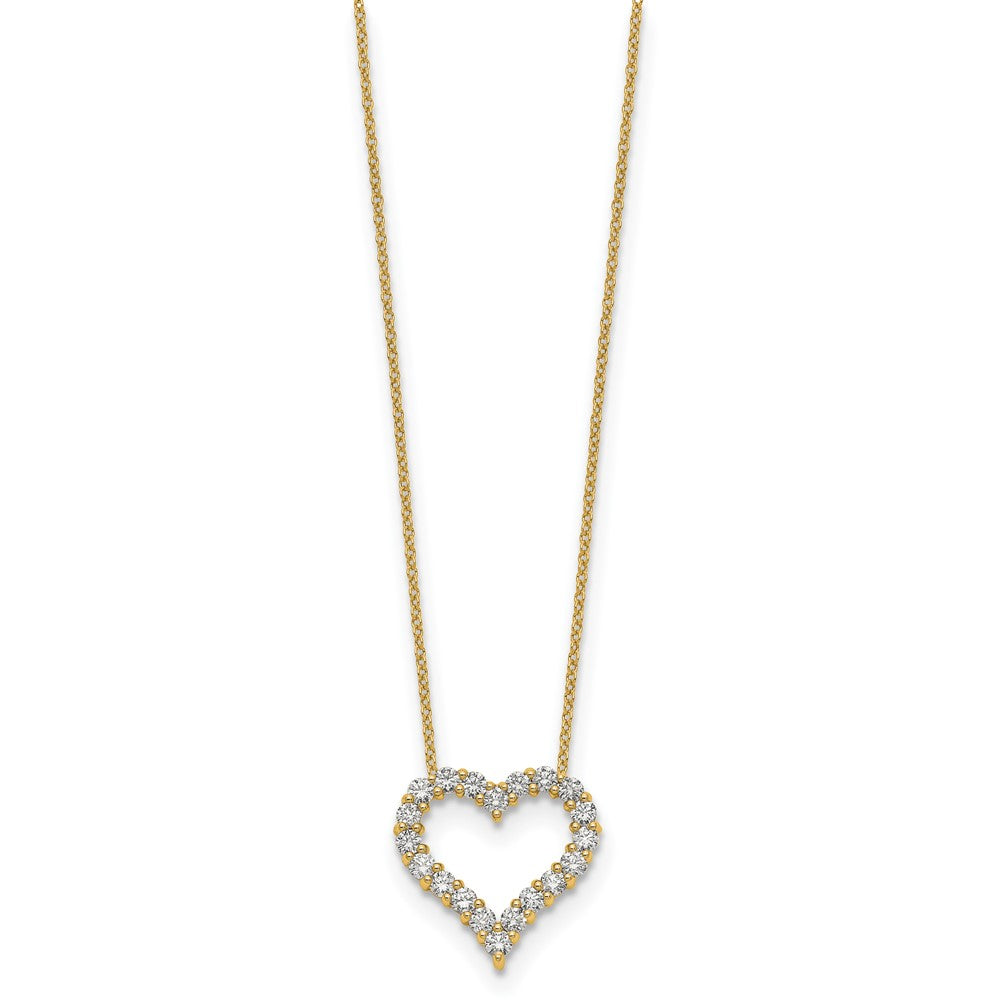 Buy Exclusive 14K Gold Heart Necklace with Diamonds - 18 Stylish Design
