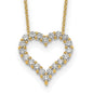 Buy Exclusive 14K Gold Heart Necklace with Diamonds - 18 Stylish Design-1