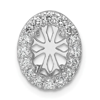 Exclusive 14K White Gold 1/2 Carat Lab-Grown Diamond Halo Pendant - Stylish Value