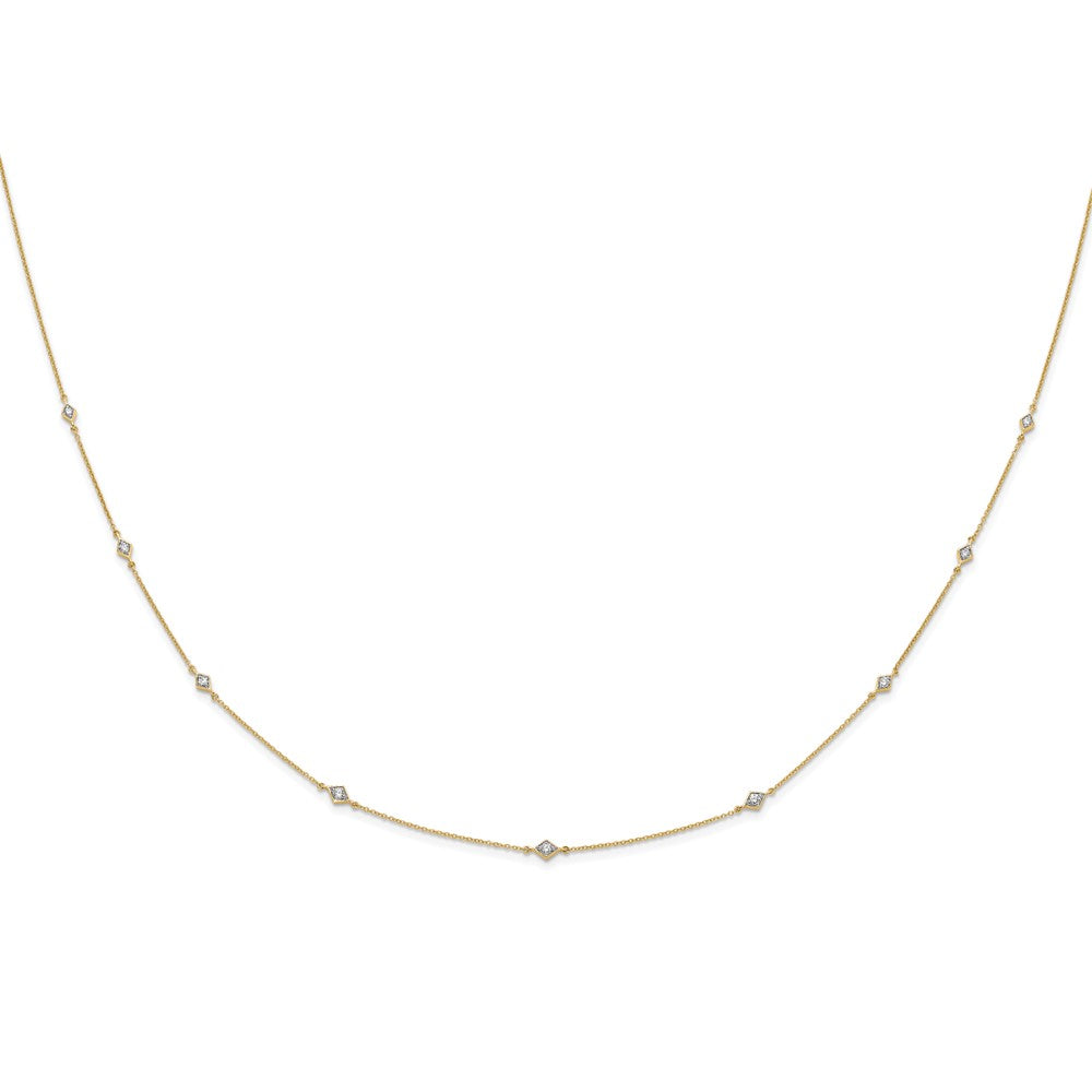 Buy Exclusive 14K Gold Multi-Station Diamond Necklace - Stylish Luxury Jewelry
