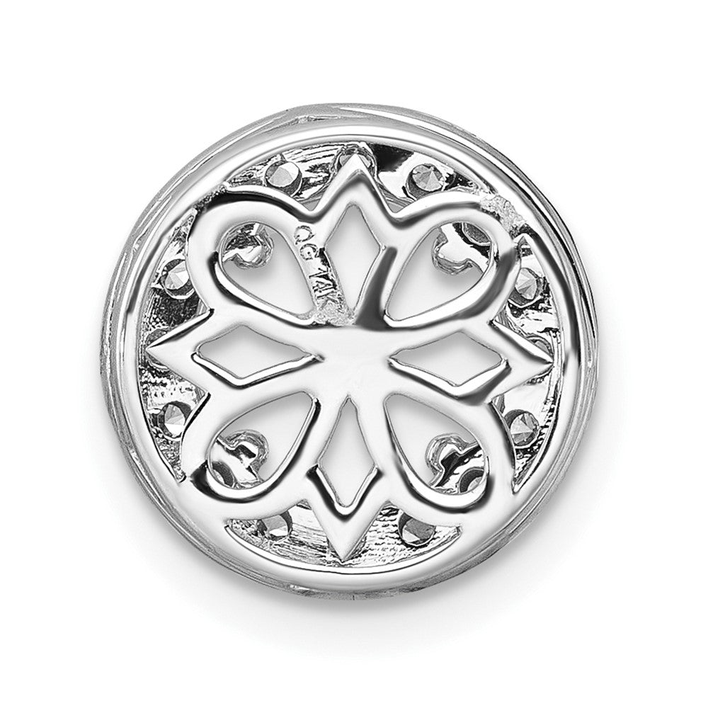 Buy Stylish 14K White Gold 2.5 Carat Lab-Grown Diamond Halo Pendant