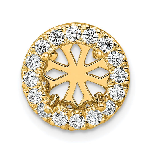 Buy Exclusive 14K Gold 1/2 Carat Lab-Grown Diamond Halo Pendant - Stylish Value
