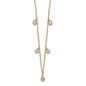Buy Stylish 14K Gold 5-Station Diamond Necklace - 18 Inches, Luxury Value-1