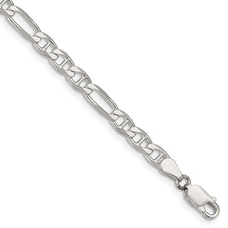 High-Quality 4.5mm Sterling Silver Figaro Anchor Link Chain - Stylish Value!