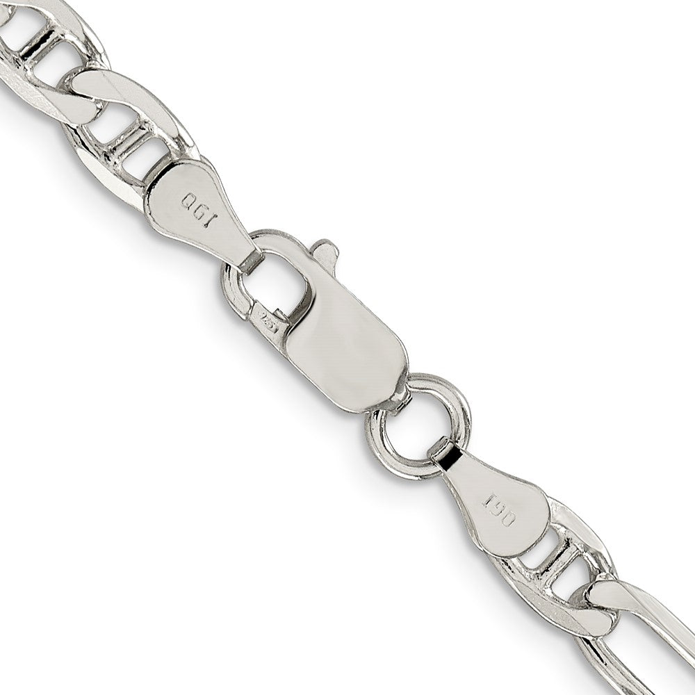 Buy Stylish 5.5mm Sterling Silver Figaro Anchor Link Chain - Affordable Luxury!