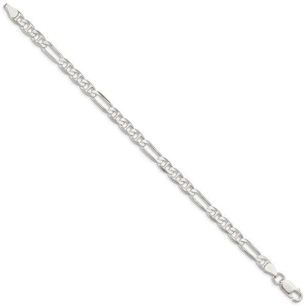 5.5mm Sterling Silver Figaro Anchor Chain - Style GR1-1030135