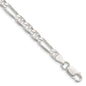Buy Stylish 5.5mm Sterling Silver Figaro Anchor Chain - Affordable Luxury!-3