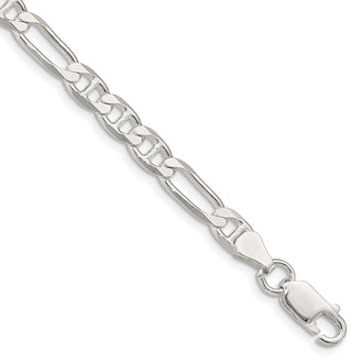 Buy Stylish 5.5mm Sterling Silver Figaro Anchor Chain - Affordable Luxury!