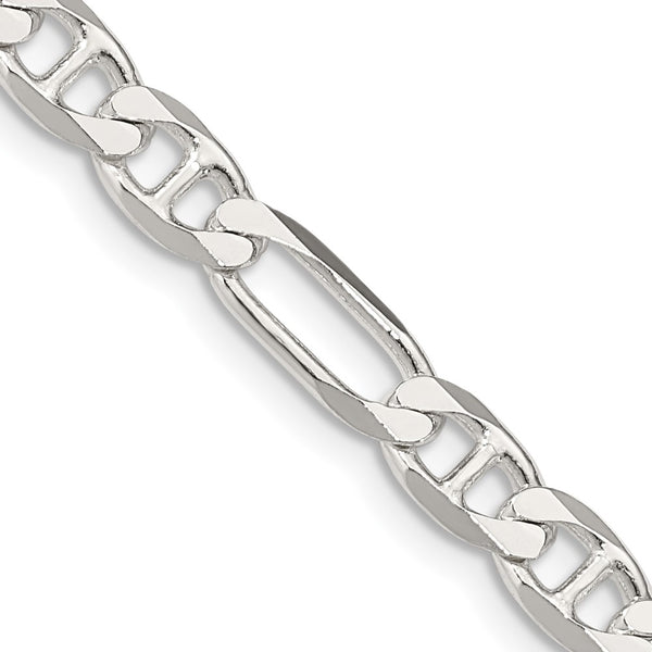 5.5mm Sterling Silver Figaro Anchor Chain - Style GR1-1030761