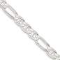 Buy Stylish Sterling Silver 7.5mm Figaro Anchor Link Chain at Affordable Prices-4