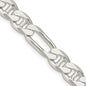 Buy Affordable 8.75mm Sterling Silver Figaro Anchor Link Chain - Luxury Style!-5