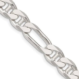 Buy High-Quality 8.75mm Sterling Silver Figaro Anchor Link Chain - Stylish Value