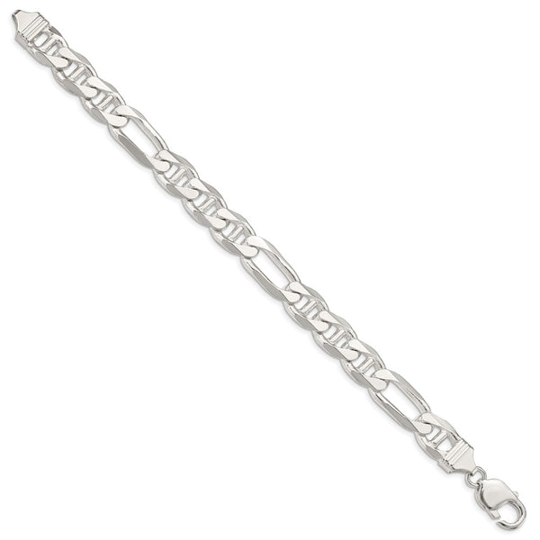 10.65mm Sterling Silver Figaro Anchor Chain - Style GR1-1029658