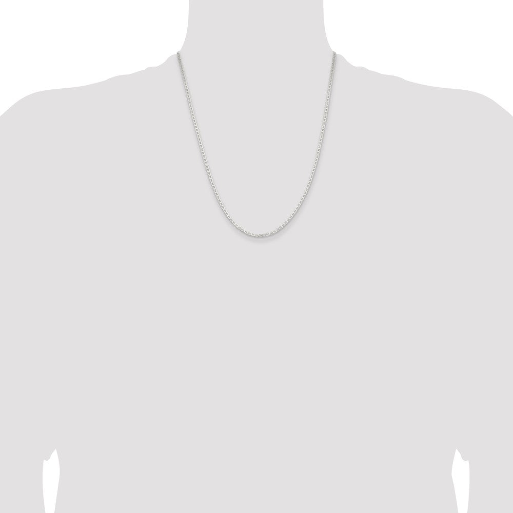 Buy Stylish 2.1mm Sterling Silver Flat Anchor Chain - Affordable Price!