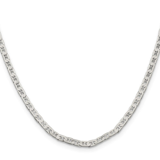Buy 3mm Flat Anchor Chain in Sterling Silver - Stylish & Affordable Jewelry