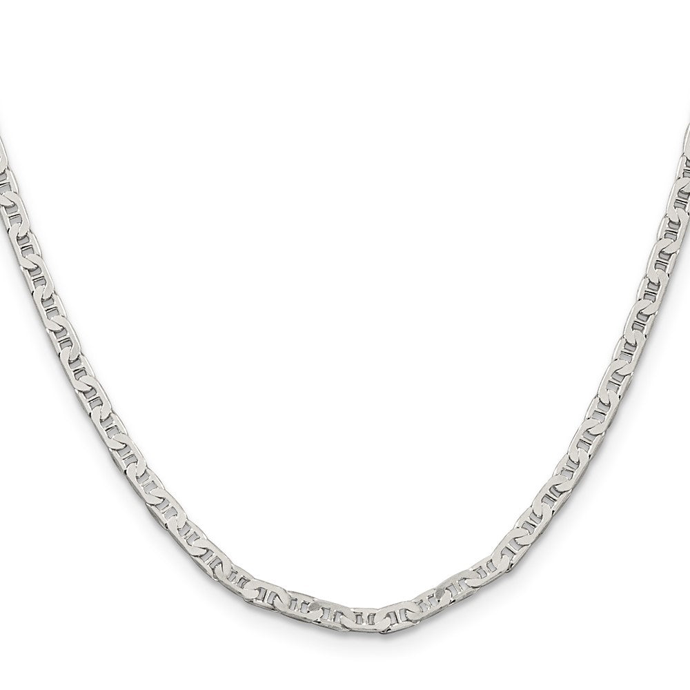 Buy Stylish 3mm Flat Anchor Chain in Sterling Silver - Affordable Luxury