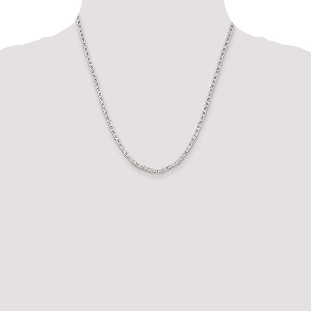 Buy 3mm Flat Anchor Chain in Sterling Silver - Stylish & Affordable Jewelry
