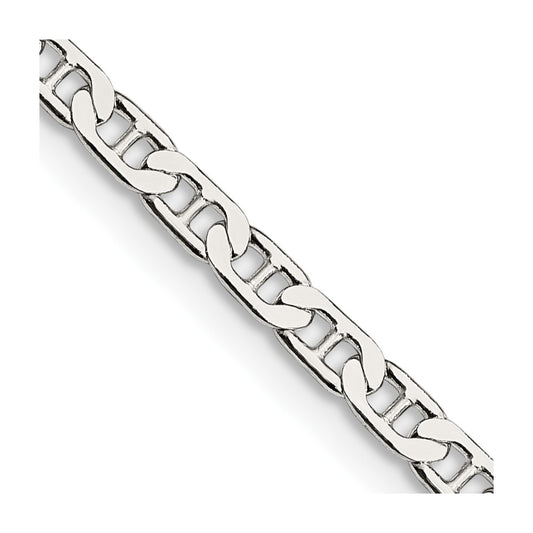 Buy 3mm Flat Anchor Chain in Sterling Silver - Stylish & Affordable Jewelry