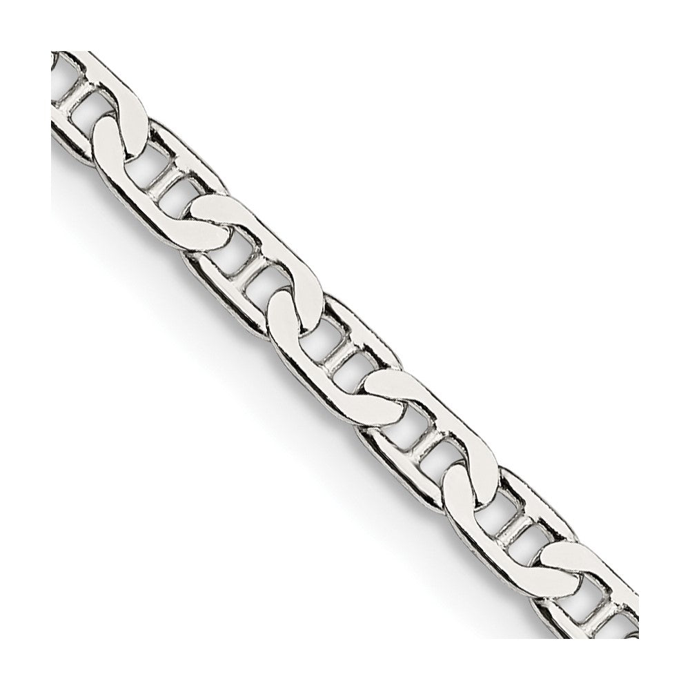 Buy 3mm Flat Anchor Chain in Sterling Silver - Stylish & Affordable Jewelry