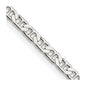 High-Quality 3mm Flat Anchor Chain in Sterling Silver - Affordable Luxury Jewelry-4