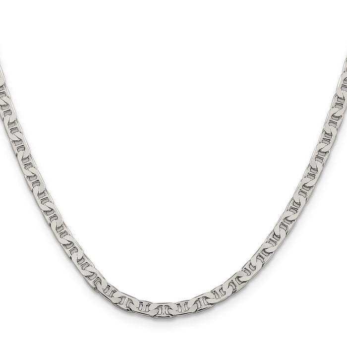 Buy Stylish 3.75mm Sterling Silver Flat Anchor Link Chain - Affordable Value!-2