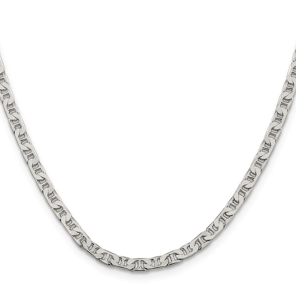 3.75mm Flat Anchor Chain in Sterling Silver