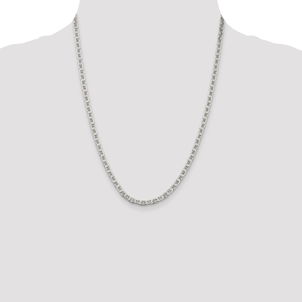 Buy Stylish 3.75mm Flat Anchor Link Chain in High-Quality Sterling Silver