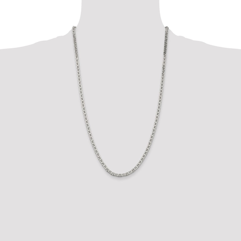 Buy Stylish 3.75mm Sterling Silver Flat Anchor Link Chain - Affordable Value!