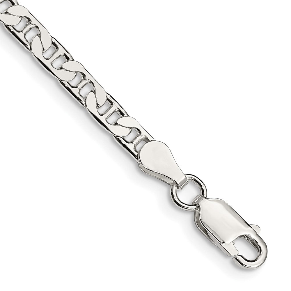 High-Quality 3.75mm Sterling Silver Flat Anchor Link Chain - Stylish Value!