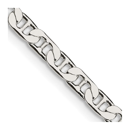 Buy Stylish 3.75mm Sterling Silver Flat Anchor Link Chain - Affordable Value!