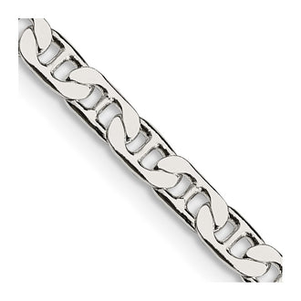 Buy Stylish 3.75mm Sterling Silver Flat Anchor Link Chain - Affordable Luxury!