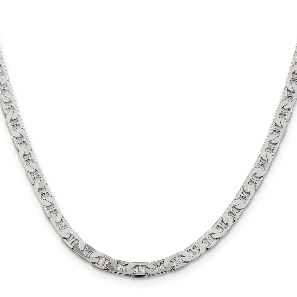 Order Stylish 4.5mm Flat Anchor Link Chain in High-Quality Sterling Silver
