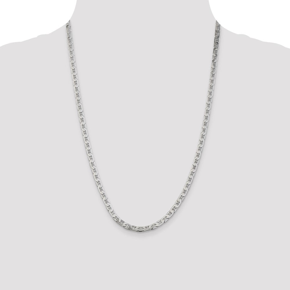Buy Stylish 4.5mm Sterling Silver Flat Anchor Chain - Affordable Luxury Jewelry