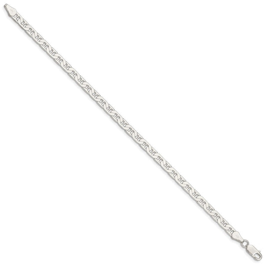 Buy Stylish 4.5mm Flat Anchor Chain in Sterling Silver | Affordable Elegance