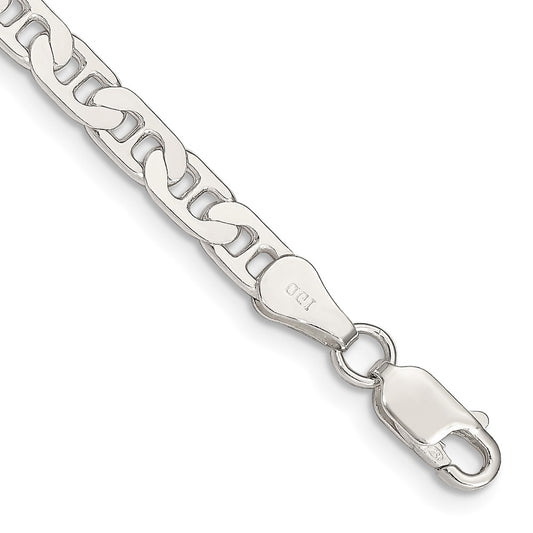 Buy Stylish 4.5mm Flat Anchor Chain in Sterling Silver | Affordable Elegance