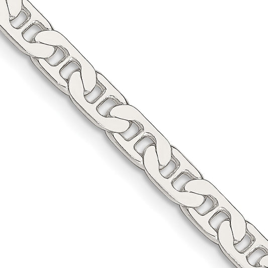Exclusive 4.5mm Sterling Silver Flat Anchor Link Chain - Stylish & Affordable!