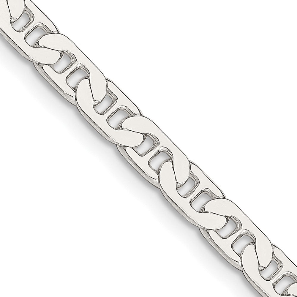 Order Stylish 4.5mm Flat Anchor Link Chain in High-Quality Sterling Silver
