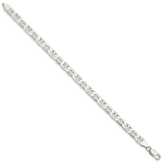 Buy Stylish 6.5mm Sterling Silver Flat Anchor Link Chain - Affordable Luxury