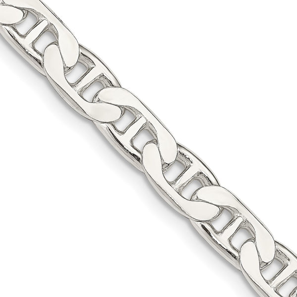 6.5mm Sterling Silver Flat Anchor Link Chain - Style GR1-1030687