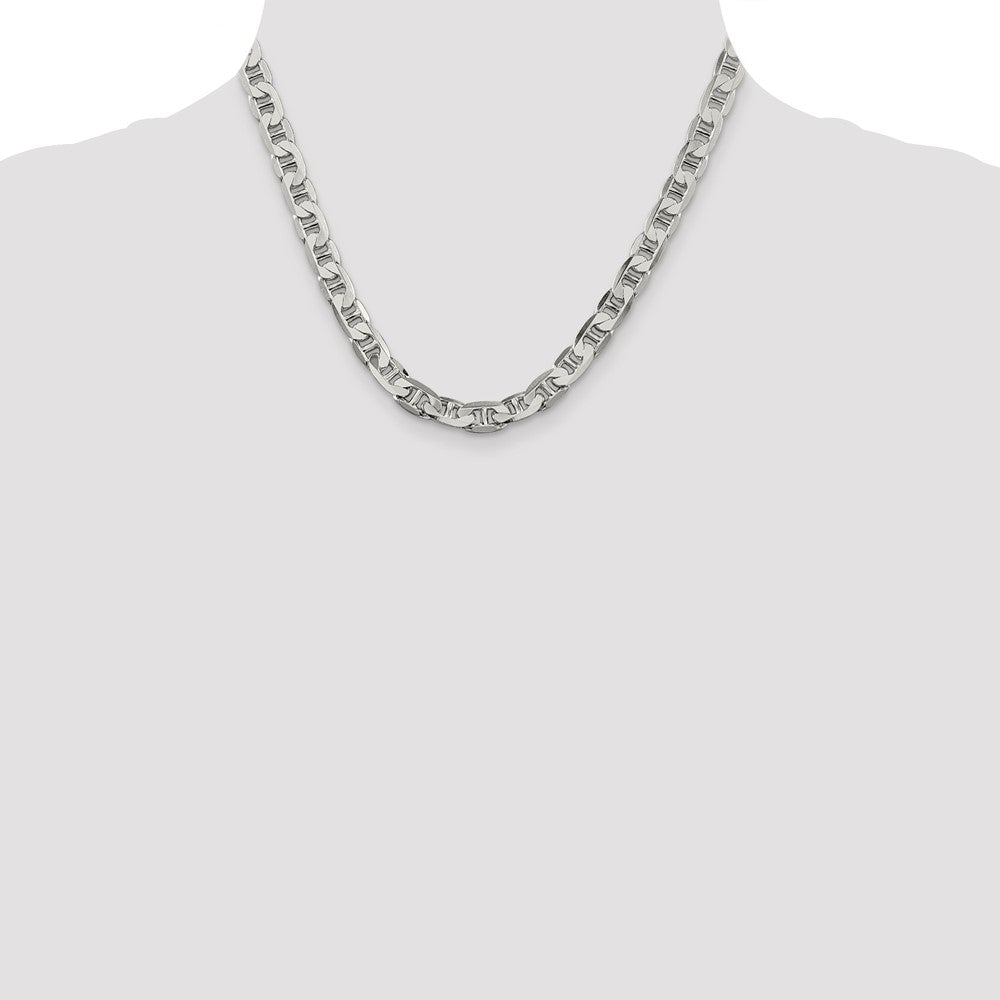 Buy 7mm Flat Anchor Chain in Sterling Silver | Stylish, Affordable Jewelry
