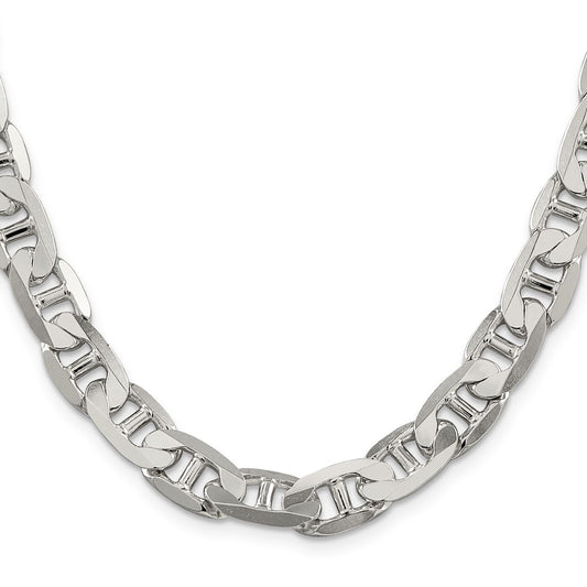 Buy 9.5mm Flat Anchor Chain - Stylish Sterling Silver Jewelry at Value Price