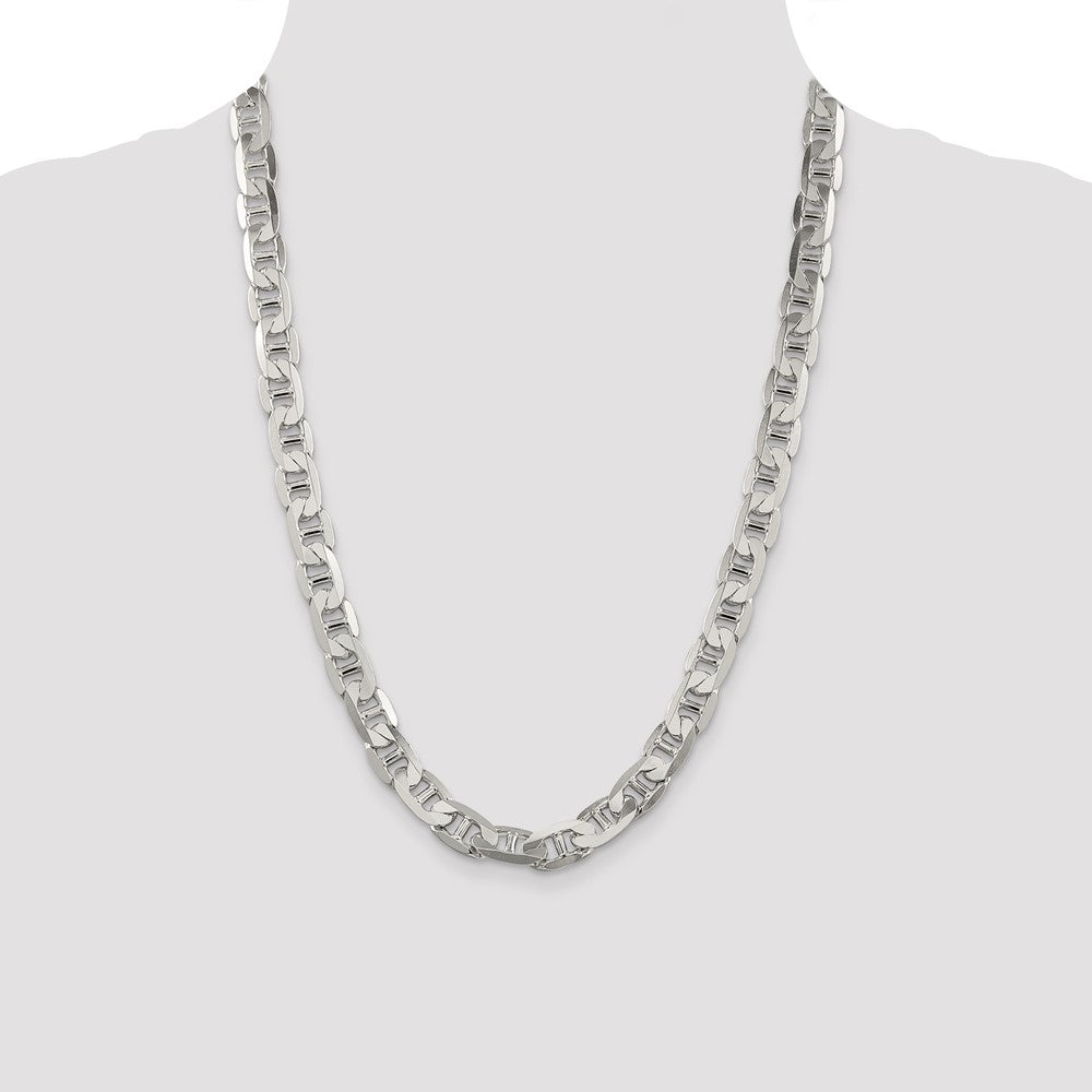 Buy 9.5mm Flat Anchor Chain - Stylish Sterling Silver Jewelry at Value Price