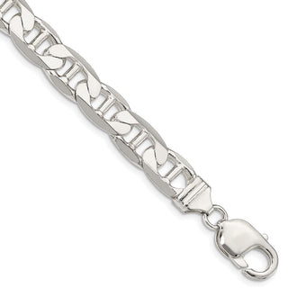 Buy 9.5mm Flat Anchor Chain in Sterling Silver - Stylish & Affordable!